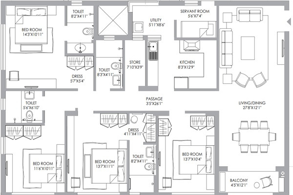 PS Jiva Homes Layout Image