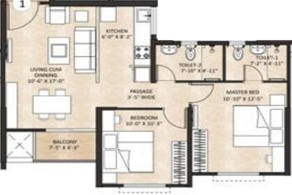 Shapoorji Pallonji Joyville Western Heights Layout Image