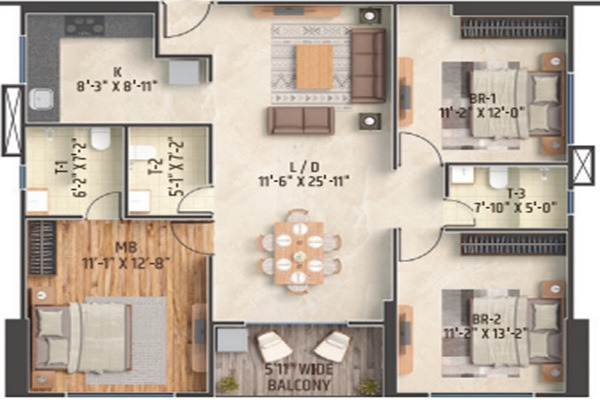 Cellesta Layout Image