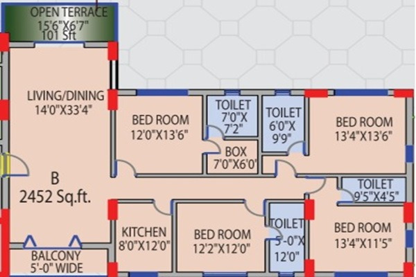 Alcove Regency Layout Image