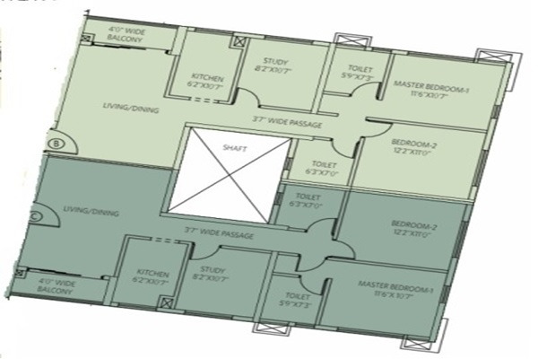 Siddha Sky Layout Image