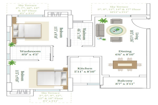 Eden Tattvam Layout Image