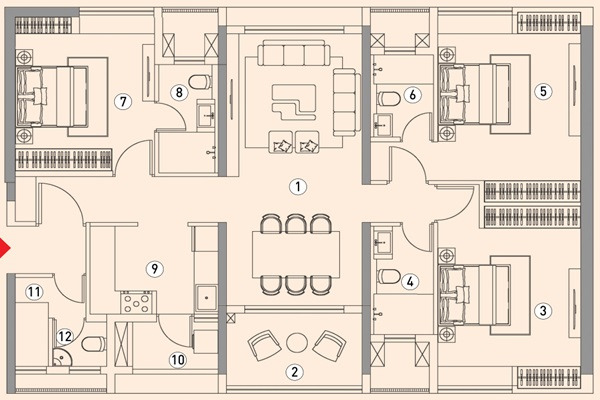 Purti Varanda Layout Image