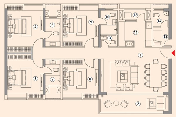 Purti Varanda Layout Image