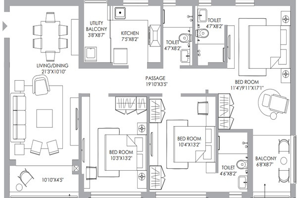 PS Jiva Homes Layout Image