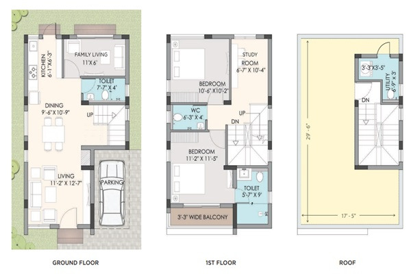 Unimark Bungalow Bari Layout Image