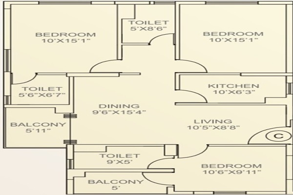 Mani Casa 2 Layout Image