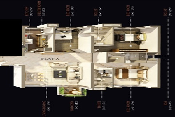 Salarpuria Victoria Vistas Layout Image